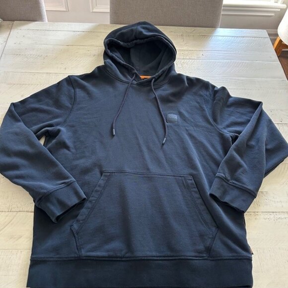 Hugo Boss Men's Regular-Fit French Terry Logo Patch Hoodie - Picture 2 of 4